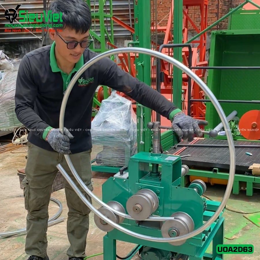 Máy uốn ống UOA2D63 (Điện 220V, dân dụng)