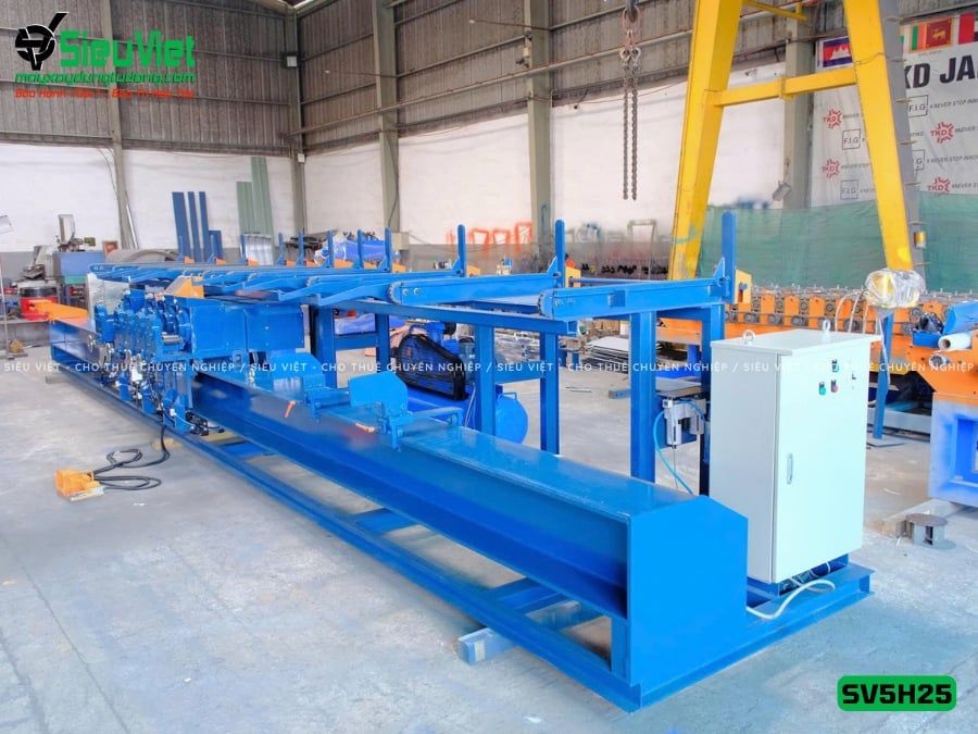 Máy uốn sắt 5 đầu SV5H25 - Điện 380v, 3 Pha