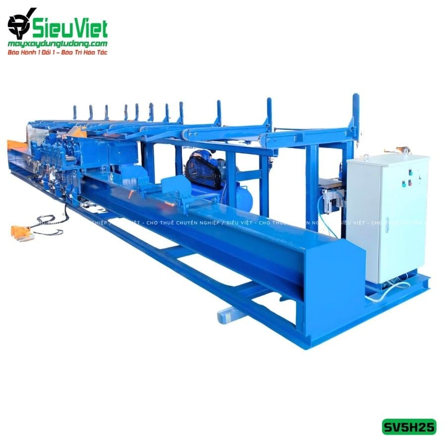 Máy uốn sắt 5 đầu SV5H25 - Điện 380v, 3 Pha