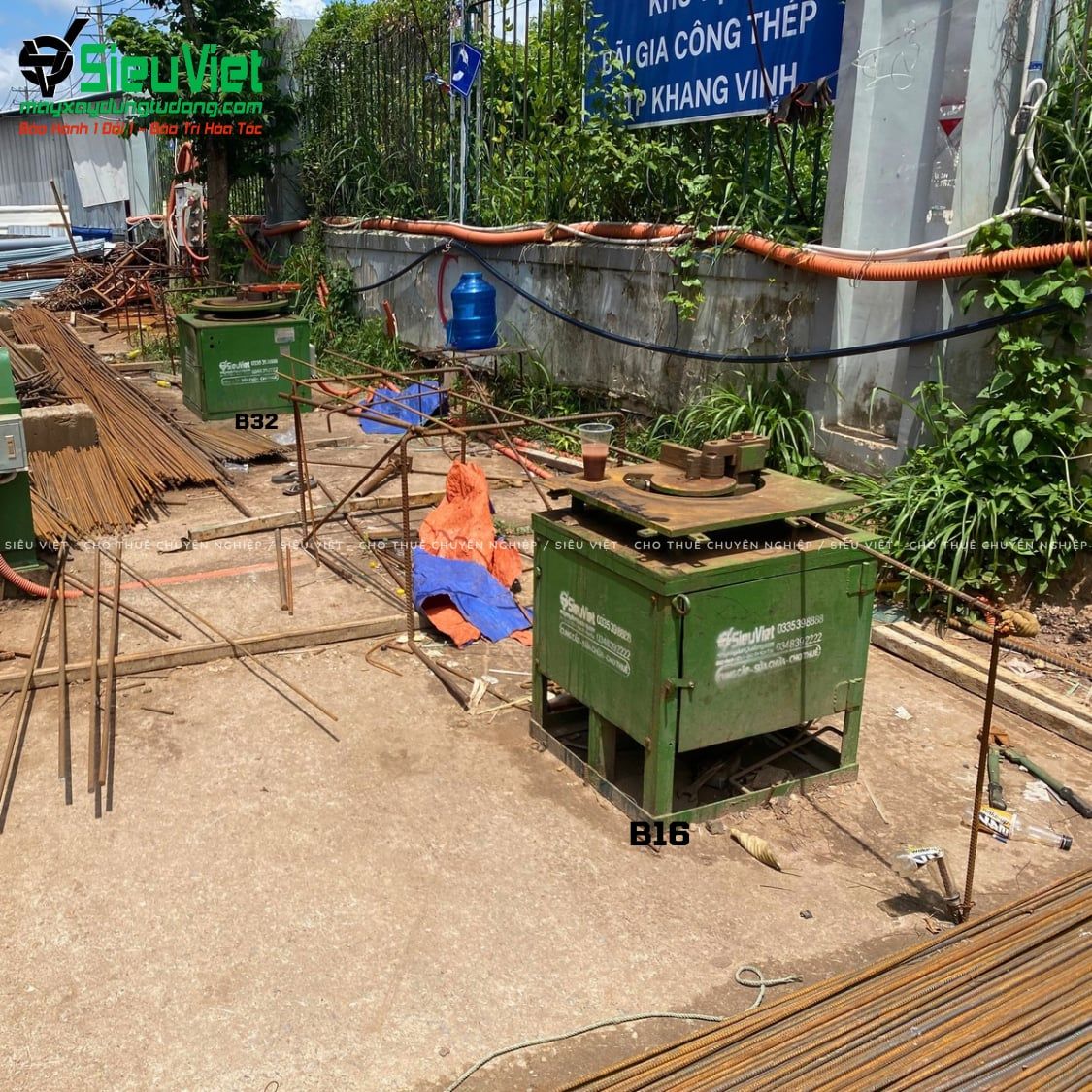 Máy uốn sắt B16 Nhật Bản - Điện 380v, 3 Pha