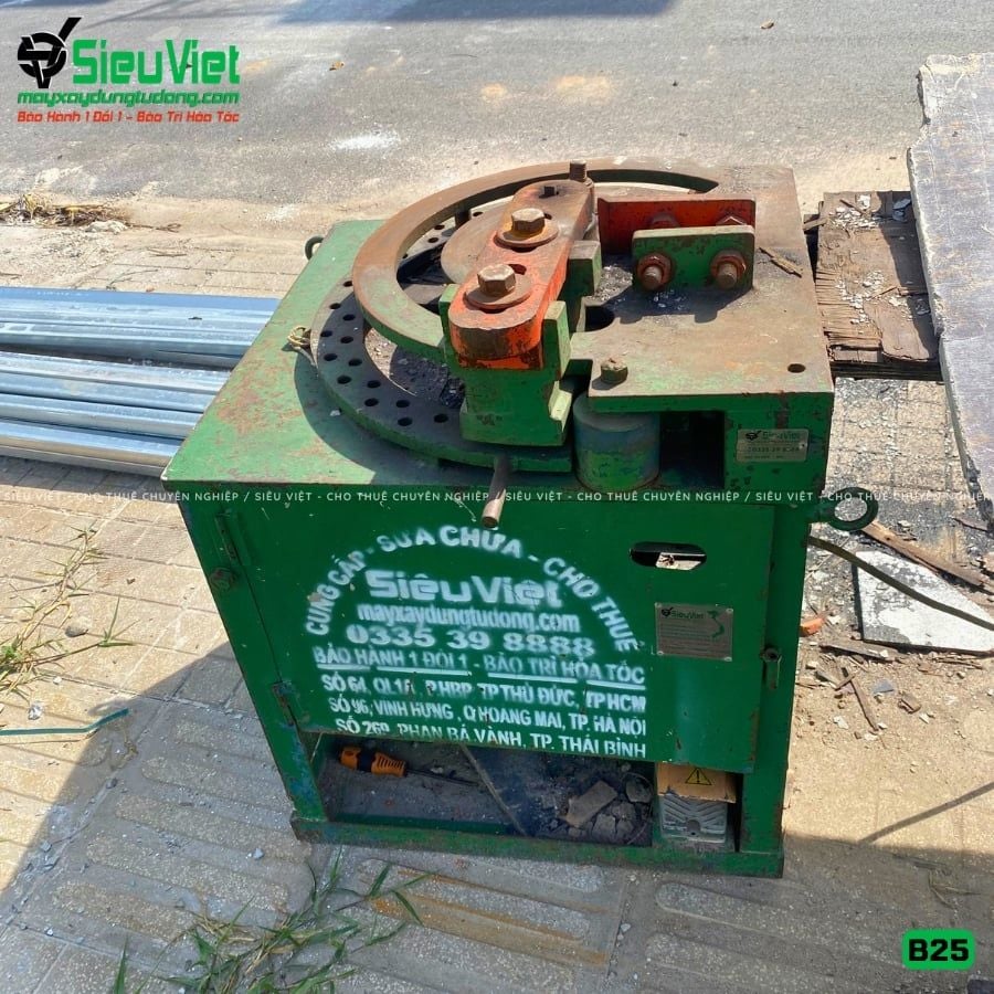 Máy uốn sắt B25 Nhật Bản - Điện 380v, 3 Pha