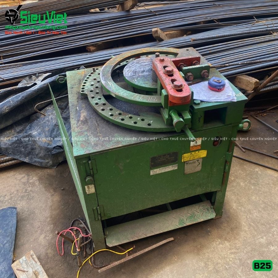 Máy uốn sắt B25 Nhật Bản - Điện 380v, 3 Pha