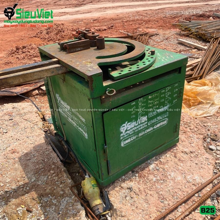 Máy uốn sắt B25 Nhật Bản - Điện 380v, 3 Pha