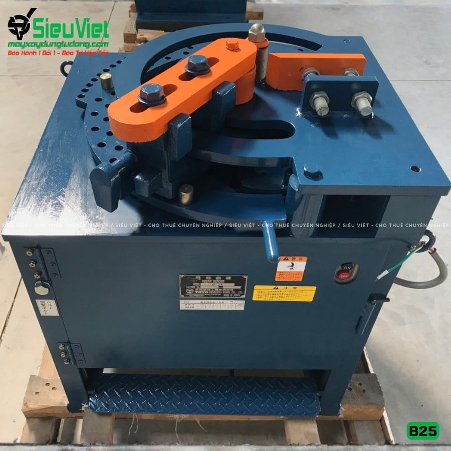 Máy uốn sắt B25 Nhật Bản - Điện 380v, 3 Pha