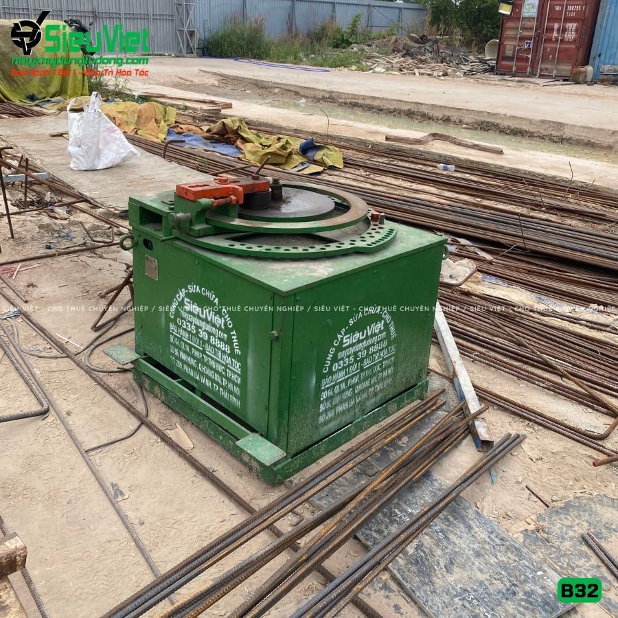 Máy uốn sắt B32 Nhật Bản - Điện 380v, 3 Pha