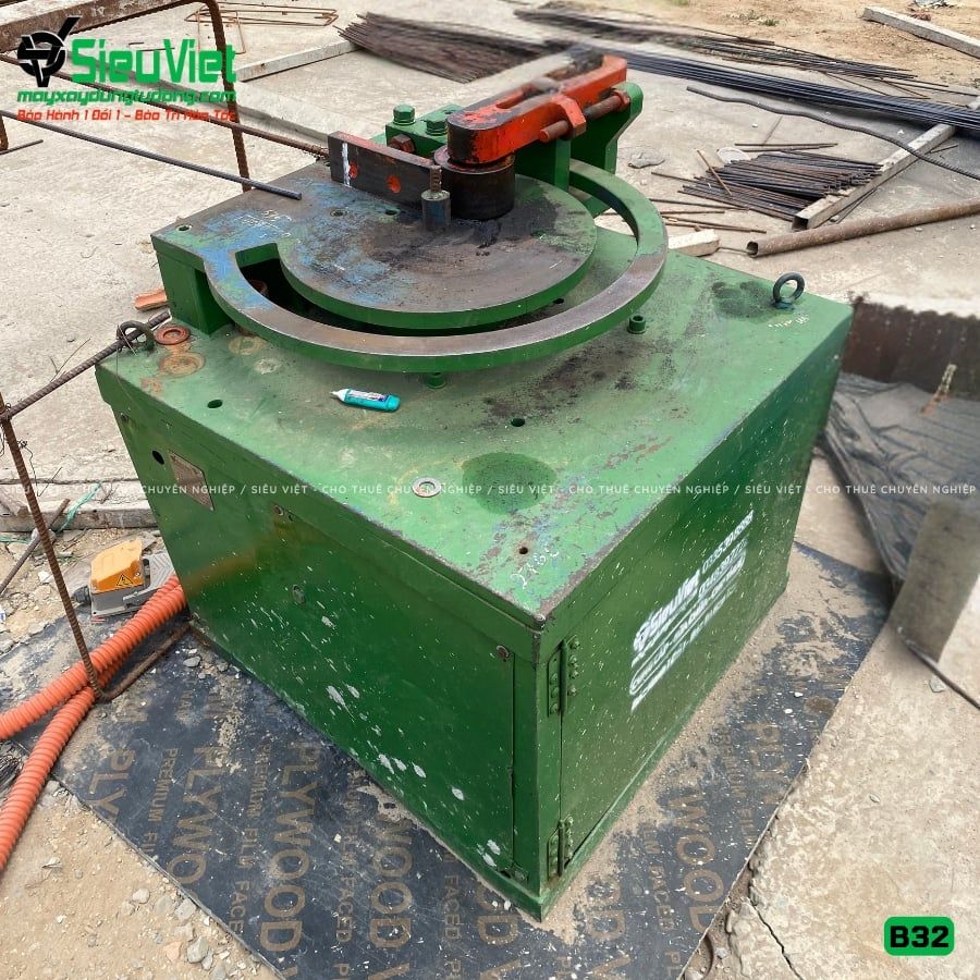 Máy uốn sắt B32 Nhật Bản - Điện 380v, 3 Pha