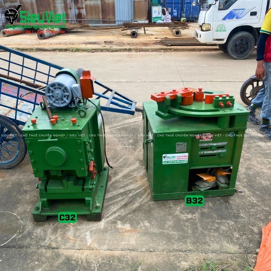 Máy uốn sắt B32 Nhật Bản - Điện 380v, 3 Pha