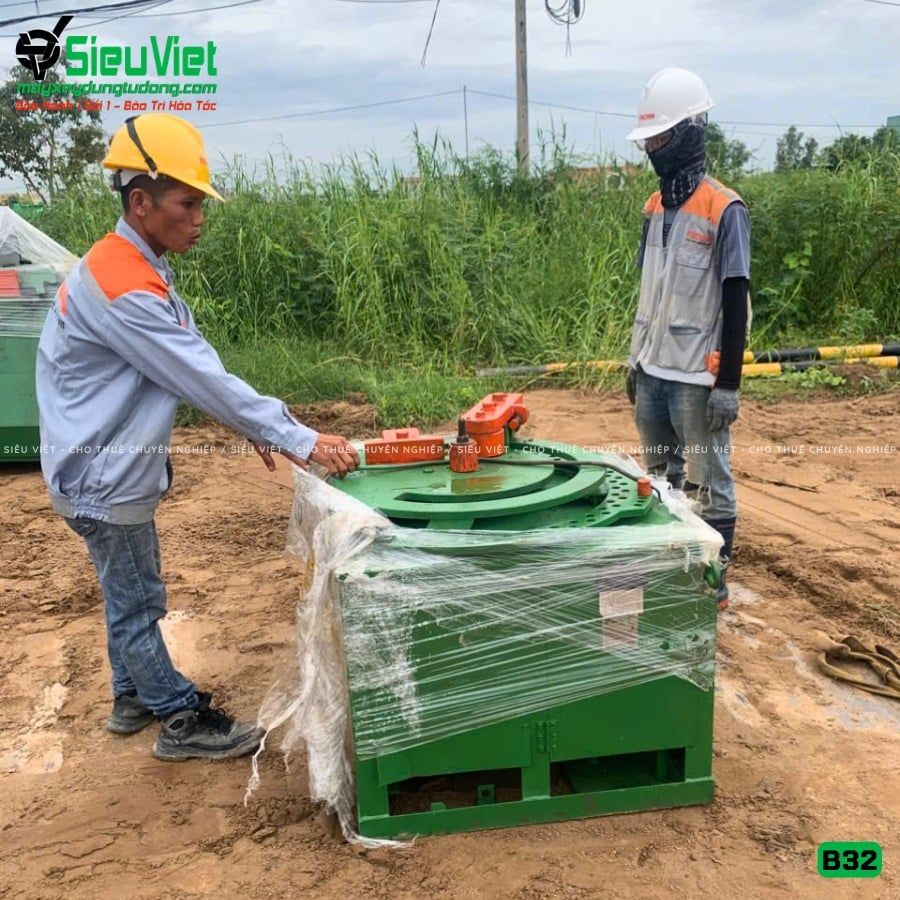 Máy uốn sắt B32 Nhật Bản - Điện 380v, 3 Pha