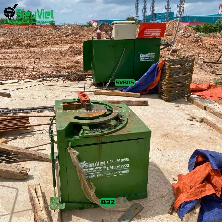 Máy uốn sắt B32 - Điện 380V, 3 Pha (Loại 2)