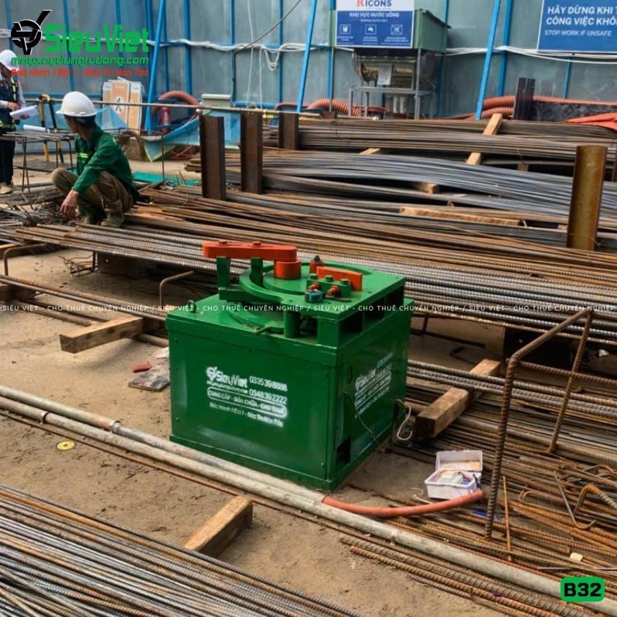 (Cũ) Máy uốn sắt B32 - Điện 380V, 3 Pha (Loại 1)