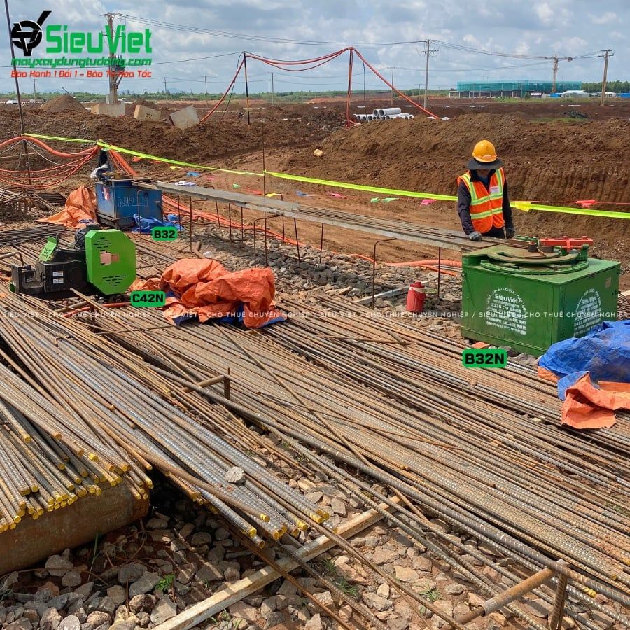 (Cũ) Máy uốn sắt B42 (B32N) Nhật Bản - Điện 380v, 3 Pha