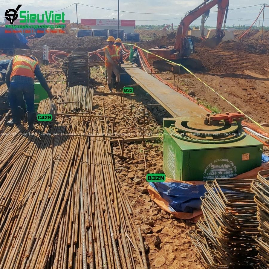 (Cũ) Máy uốn sắt B42 (B32N) Nhật Bản - Điện 380v, 3 Pha