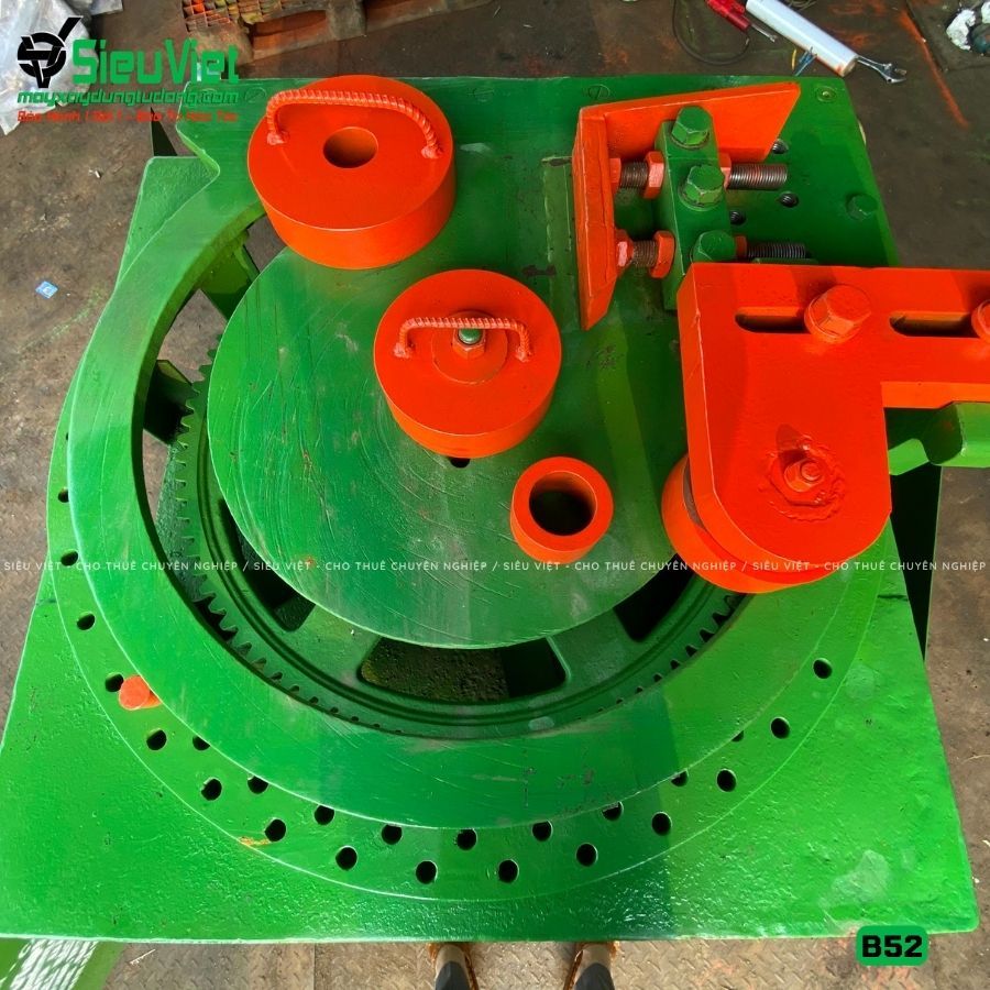 Thuê Tháng Máy uốn sắt phi 16-40mm B52 - Điện 380V, 3 Pha