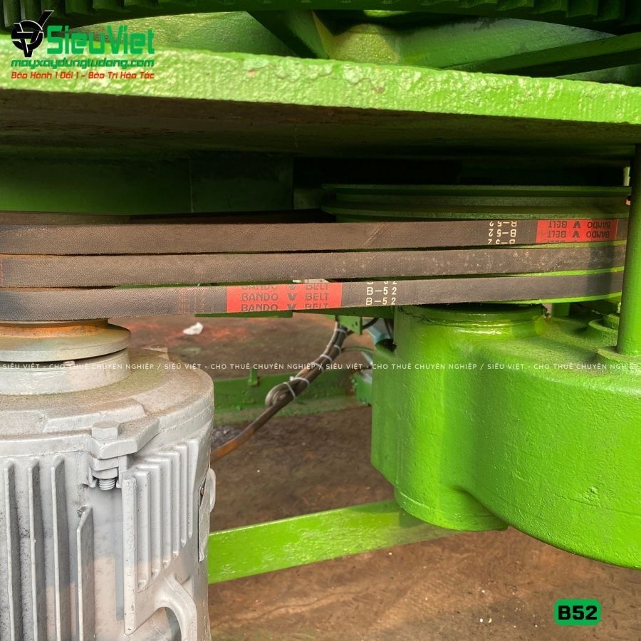 Thuê Tháng Máy uốn sắt phi 16-40mm B52 - Điện 380V, 3 Pha