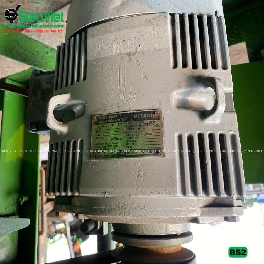 Thuê Tháng Máy uốn sắt phi 16-40mm B52 - Điện 380V, 3 Pha