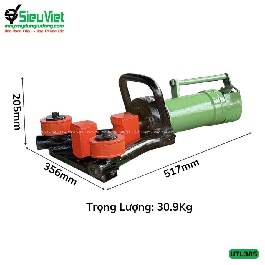 Thuê Ngày Máy uốn, sửa sắt cầm tay phi 36 UTL38S - Điện 220V, Dân dụng