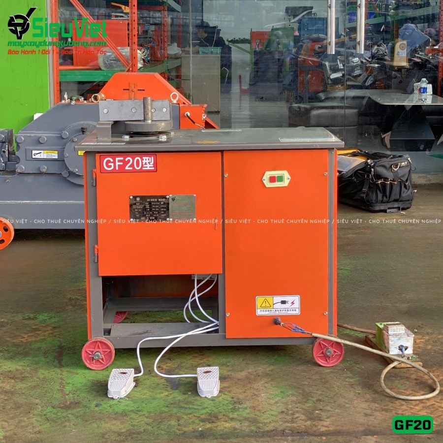 Máy uốn đai sắt GF20 Trung Quốc - Điện 380v, 3 pha
