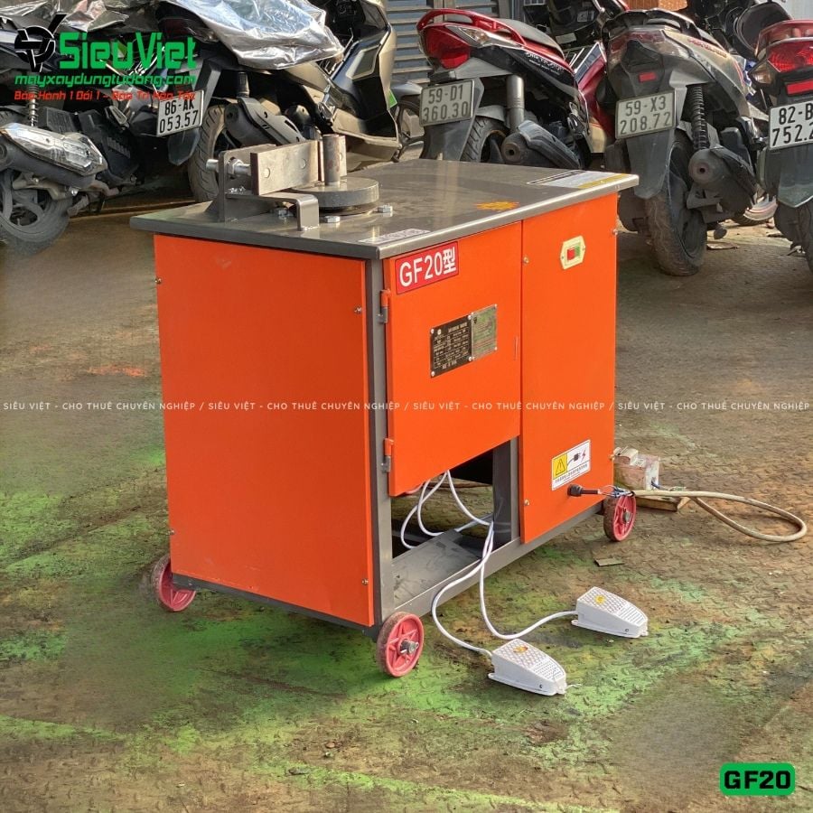 Máy uốn đai sắt GF20 Trung Quốc - Điện 380v, 3 pha