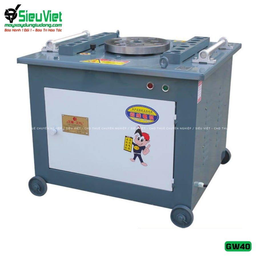 Máy uốn sắt GW40 Kowloon Trung Quốc - Điện 380V, 3 Pha