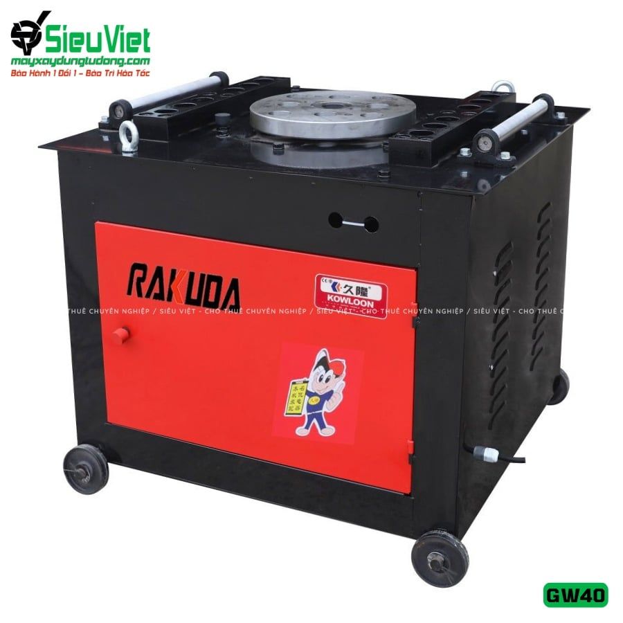 Máy uốn sắt GW40 Trung Quốc - Điện 380V, 3 Pha