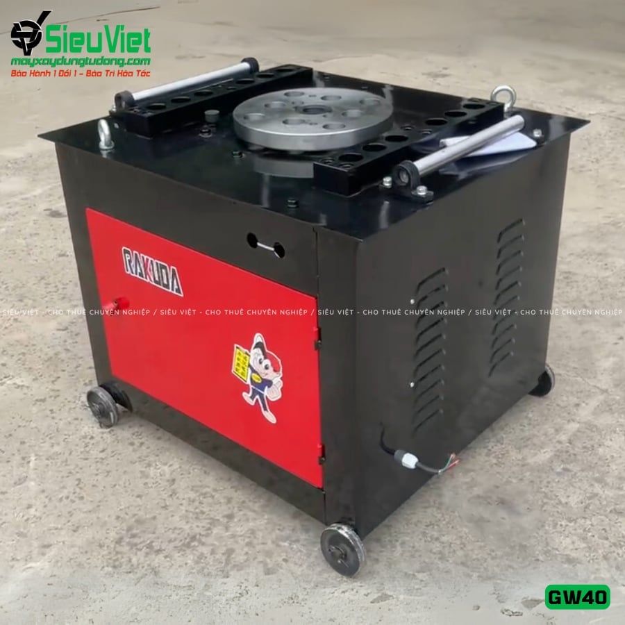 Máy uốn sắt GW40 Trung Quốc - Điện 380V, 3 Pha