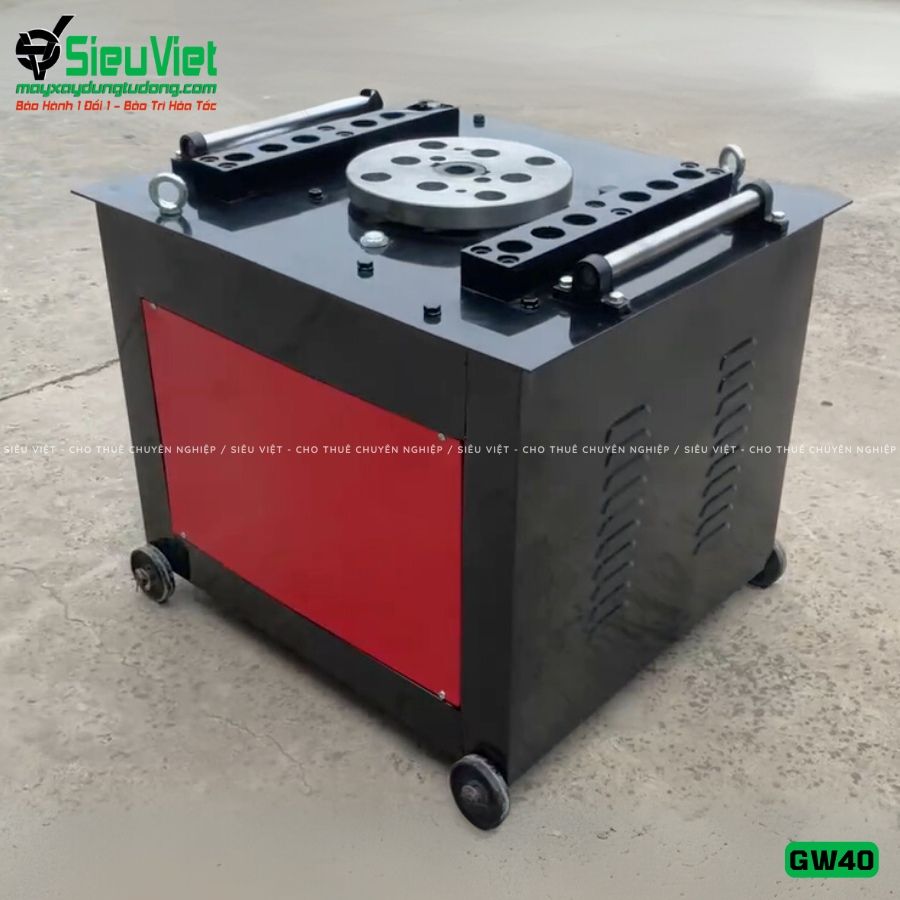Máy uốn sắt GW40 Trung Quốc - Điện 380V, 3 Pha