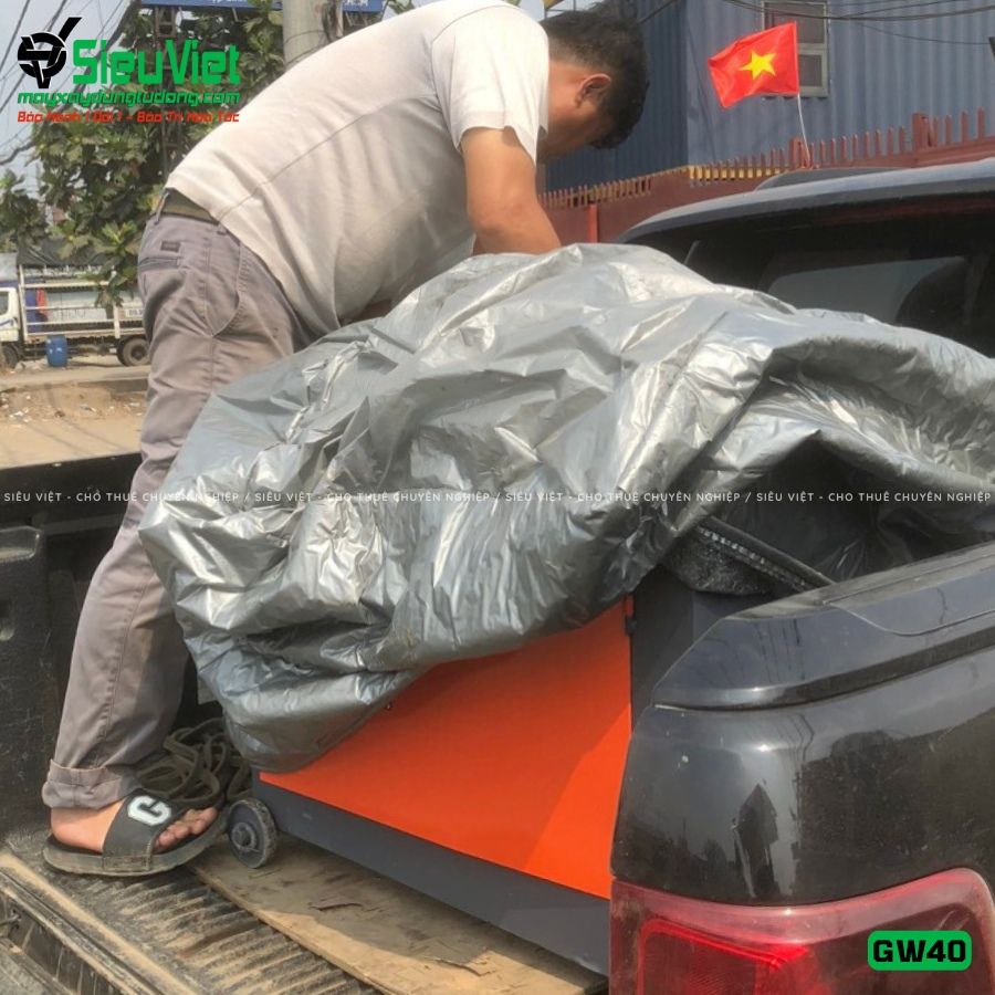 Máy uốn sắt GW40 Trung Quốc - Điện 380V, 3 Pha