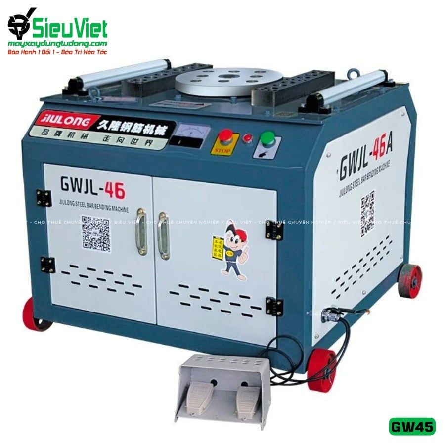 Máy uốn sắt GW45-GW46 Kowloon Trung Quốc - Điện 380V, 3 Pha