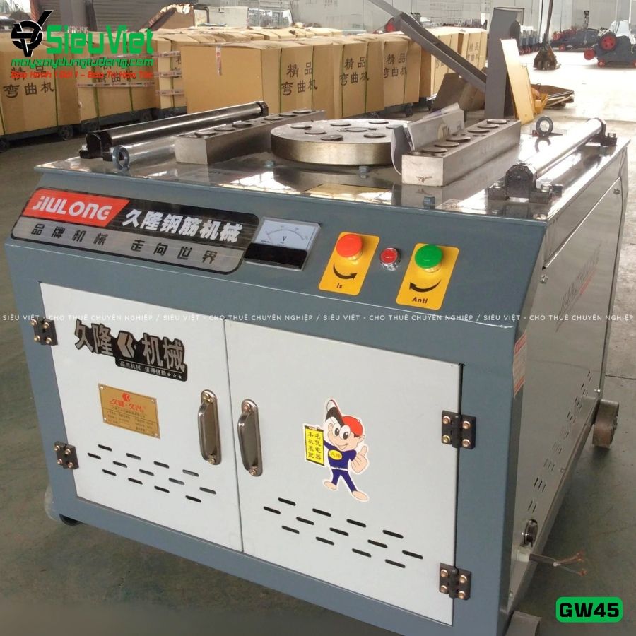 Máy uốn sắt GW45-GW46 Kowloon Trung Quốc - Điện 380V, 3 Pha