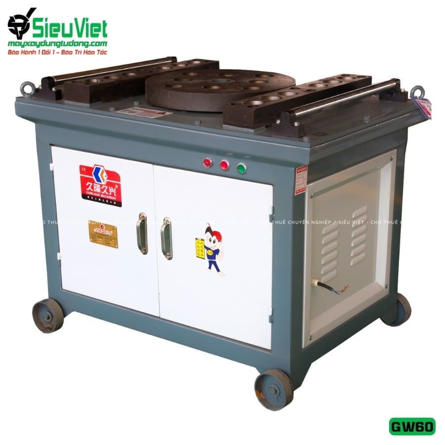 Máy uốn thép GW60 Kowloon Trung Quốc - Điện 380V, 3 Pha