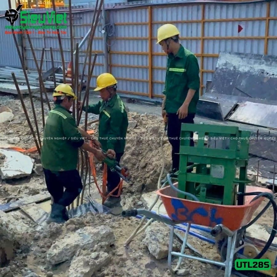 (Cũ) Máy uốn, sửa sắt cầm tay phi 25 UTL28S - Điện 220V, Dân dụng