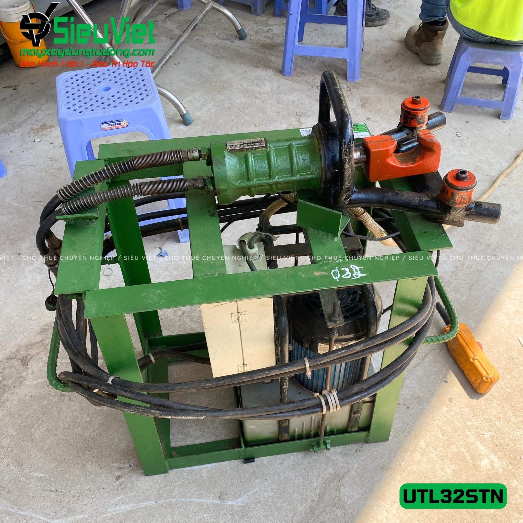 Thuê Ngày Máy uốn, sửa sắt cầm tay phi 28 UTL32S - Điện 220V, Dân dụng