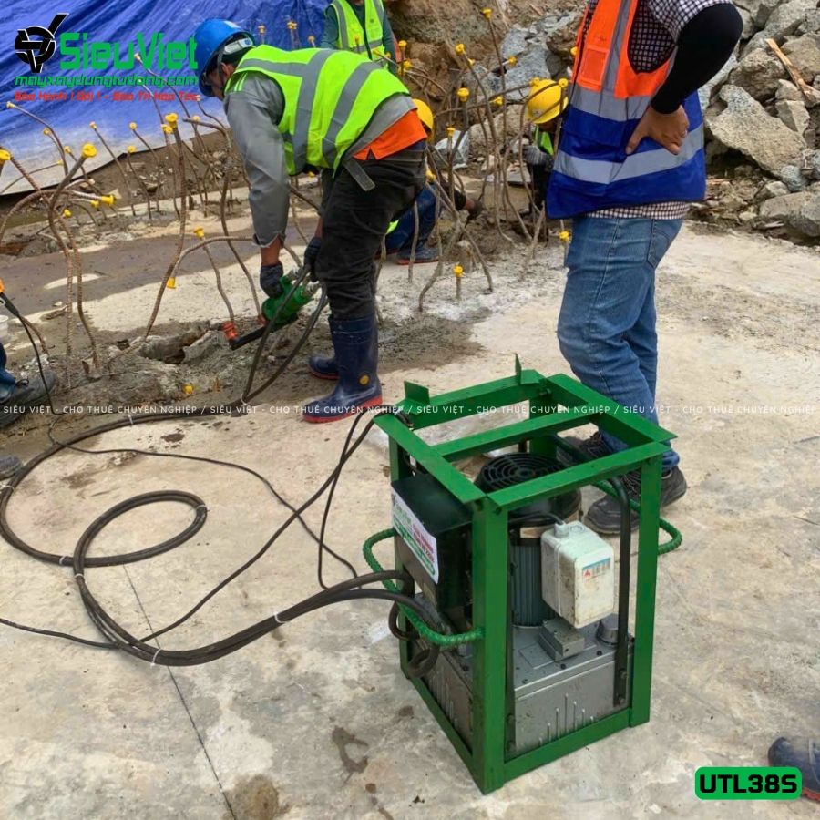 (Cũ) Máy uốn, sửa sắt cầm tay phi 36 UTL38S - Điện 220V, Dân dụng