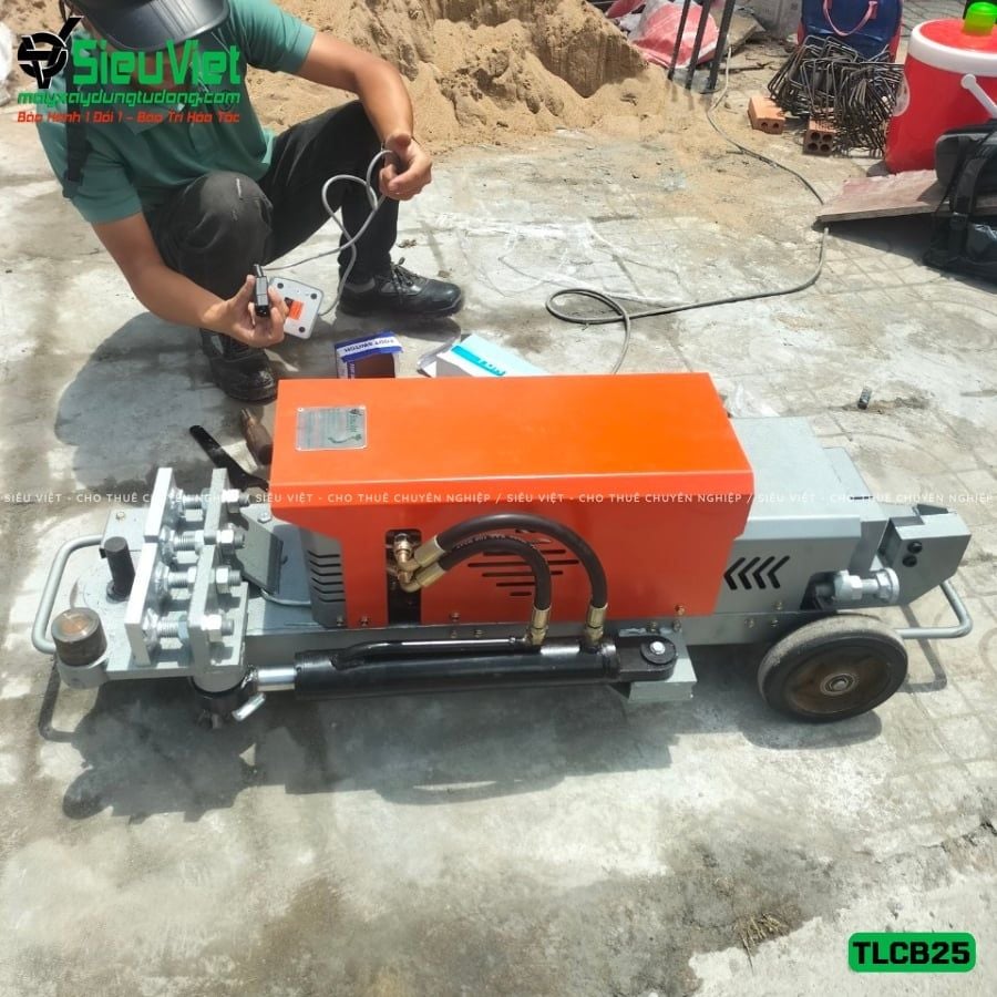 Máy cắt uốn thuỷ lực TLCB25 Việt Nam - Điện 220v, 1 Pha