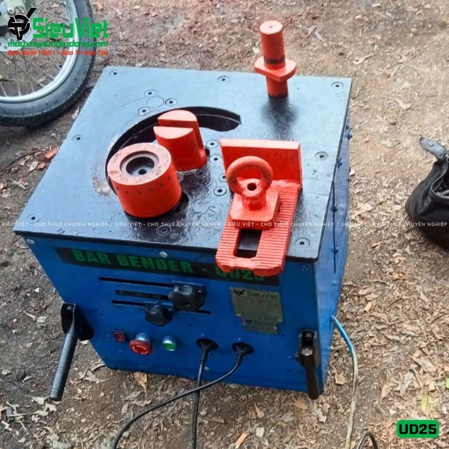 (Cũ) Máy uốn sắt phi 25 UD25 Hàn Quốc - Điện 220V, 1 Pha (Loại 2)