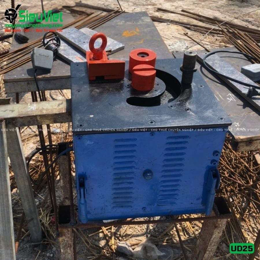 (Cũ) Máy uốn sắt phi 25 UD25 Hàn Quốc - Điện 220V, 1 Pha (Loại 2)