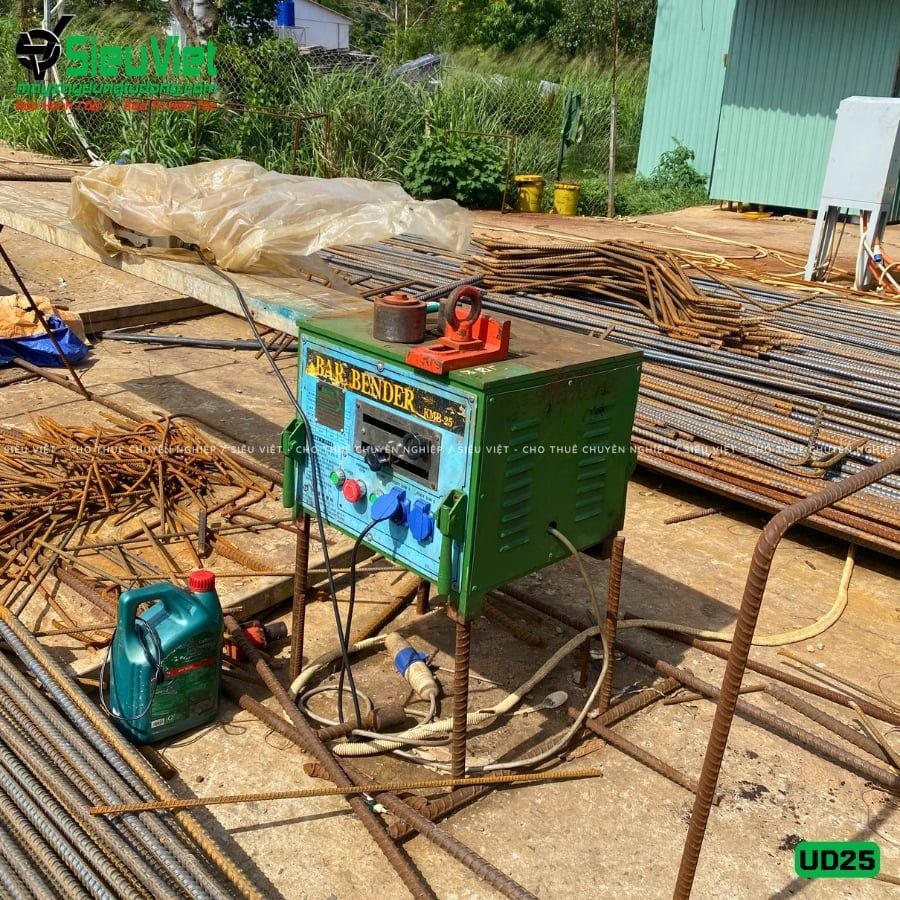 (Cũ) Máy uốn sắt phi 25 UD25 Hàn Quốc - Điện 220V, 1 Pha (Loại 2)