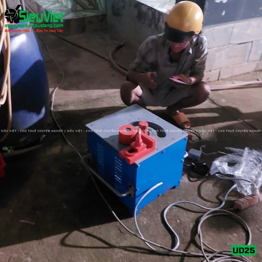 Thuê Tháng Máy uốn sắt phi 6-25mm UD25 - Điện 220V, dân dụng
