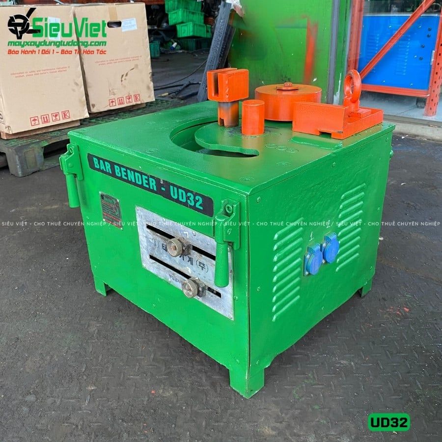 Thuê Ngày Máy uốn sắt phi 6-28 UD32 - Điện 220V, 1 Pha