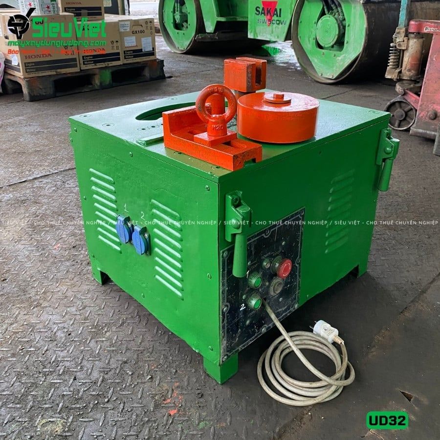 Thuê Tháng Máy uốn sắt phi 6-28 UD32 - Điện 220V, Dân dụng