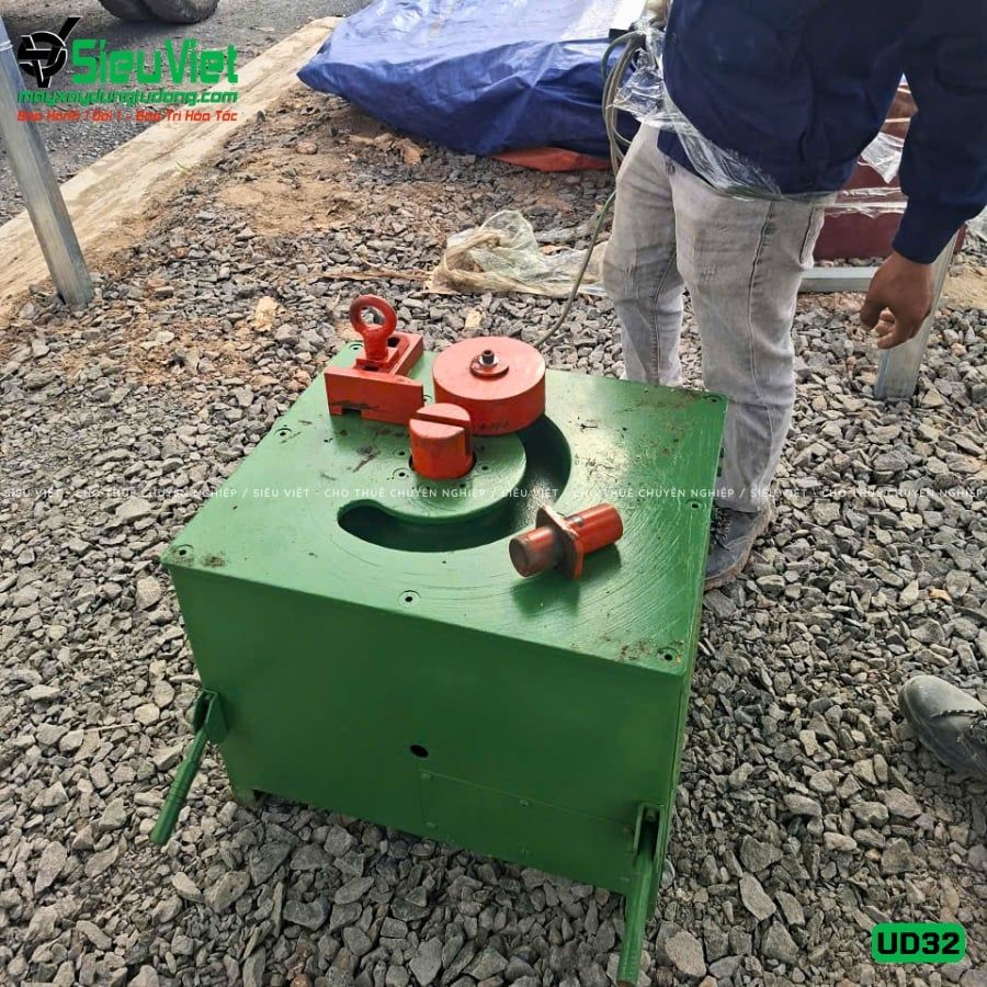 Thuê Tháng Máy uốn sắt phi 6-28 UD32 - Điện 220V, Dân dụng