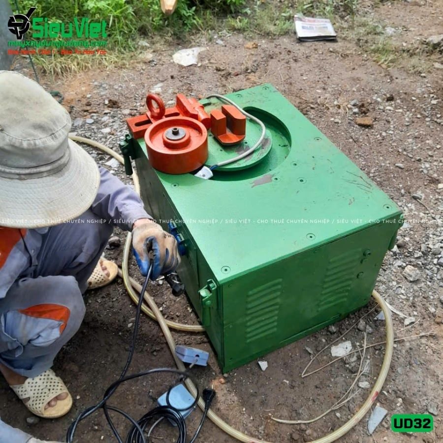 Thuê Tháng Máy uốn sắt phi 6-28 UD32 - Điện 220V, Dân dụng