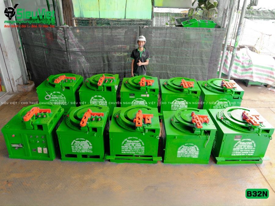 Thuê tháng Máy uốn sắt B42 (B32N) Nhật Bản - Điện 380v, 3 pha