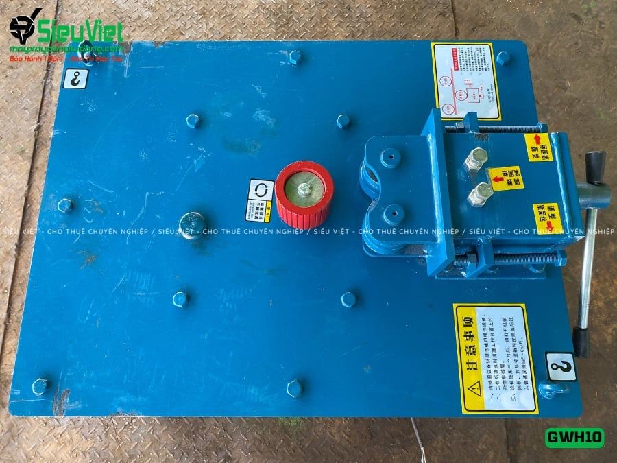 Máy uốn tròn sắt xây dựng phi 6-10 GWH10 - Điện 380V, 3 Pha