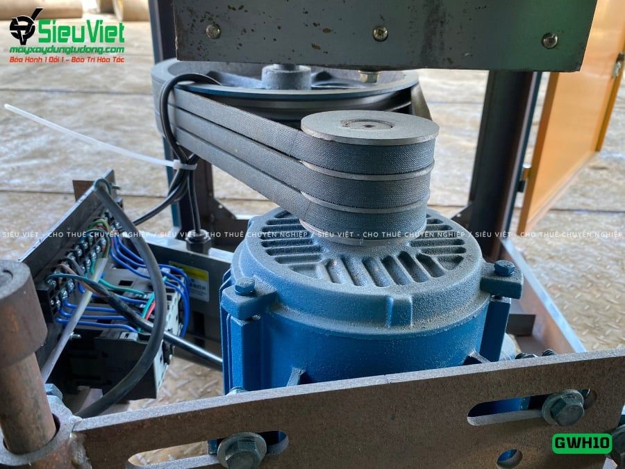 Máy uốn tròn sắt xây dựng phi 6-10 GWH10 - Điện 380V, 3 Pha