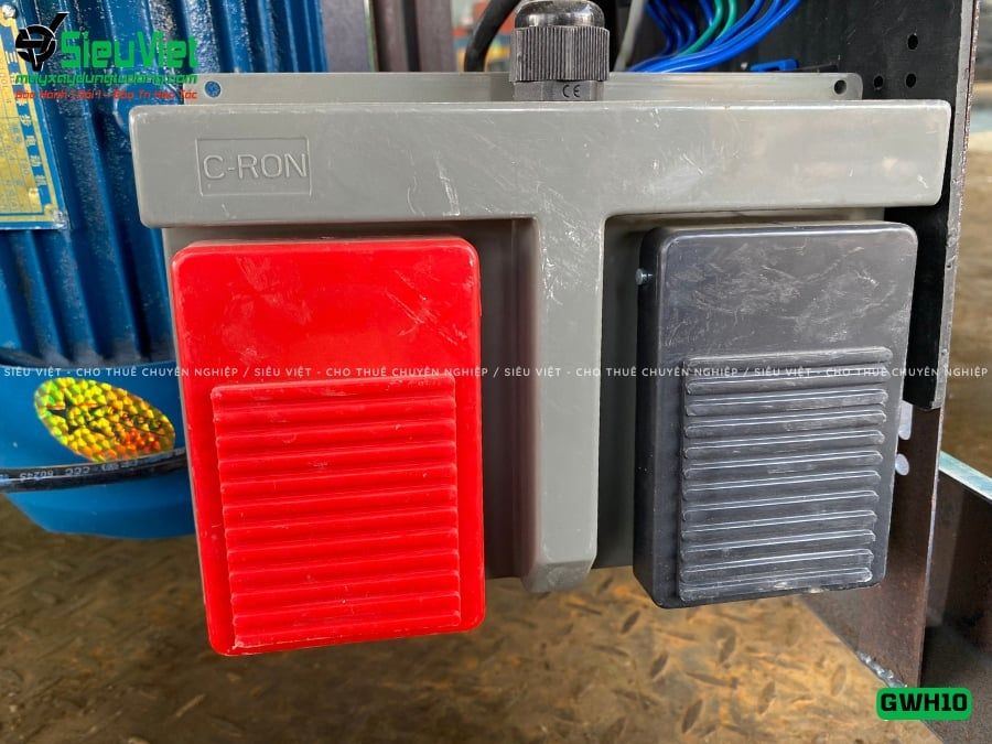 Máy uốn tròn sắt xây dựng phi 6-10 GWH10 - Điện 380V, 3 Pha