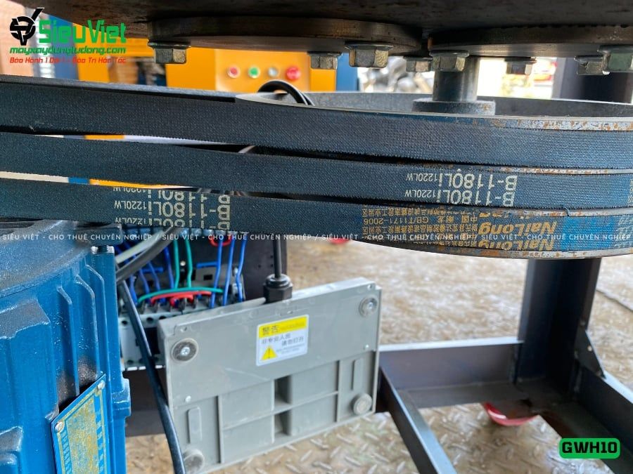 Máy uốn tròn sắt xây dựng phi 6-10 GWH10 - Điện 380V, 3 Pha