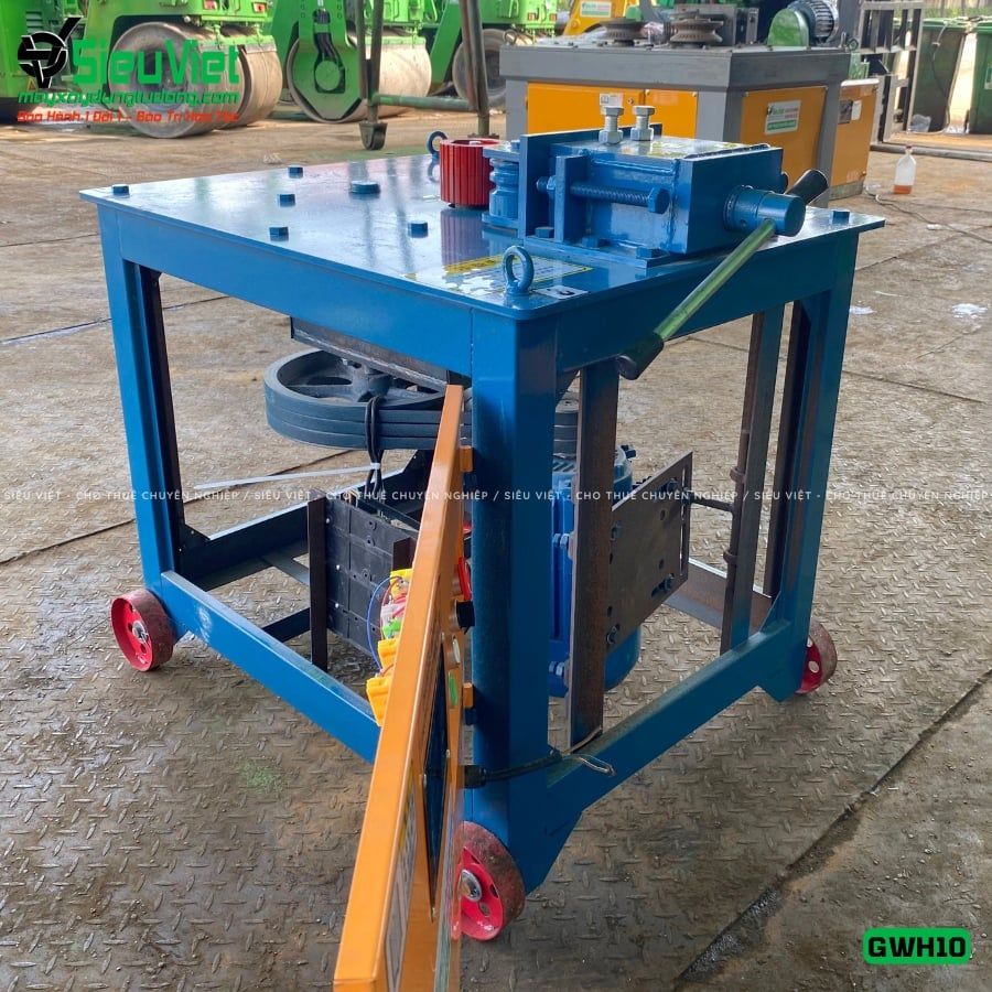 Máy uốn tròn sắt xây dựng phi 6-10 GWH10 - Điện 380V, 3 Pha