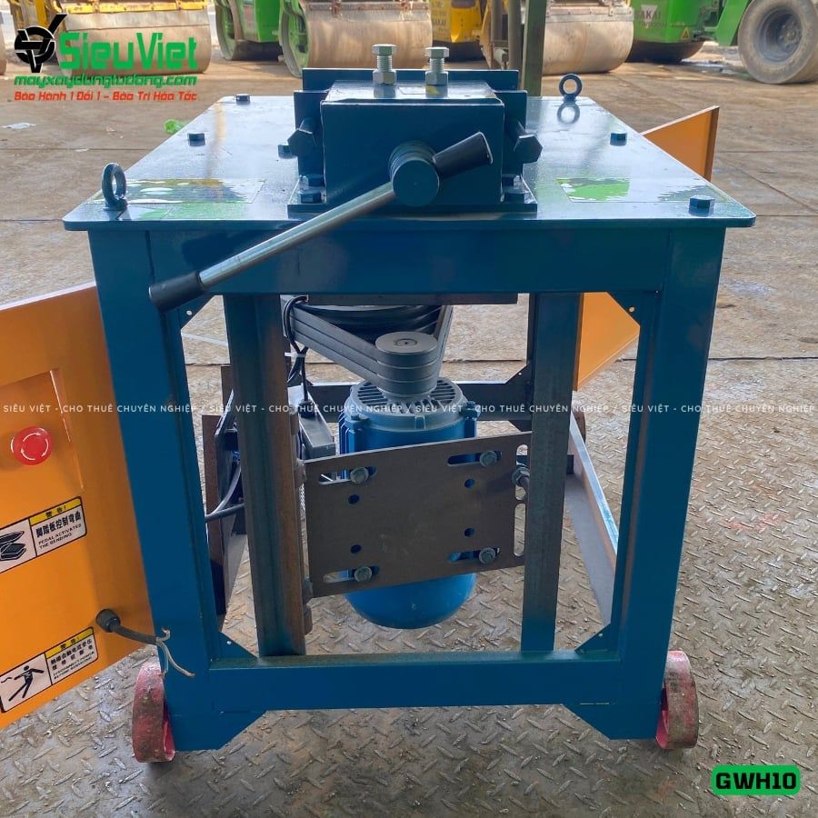 Máy uốn tròn sắt xây dựng phi 6-10 GWH10 - Điện 380V, 3 Pha