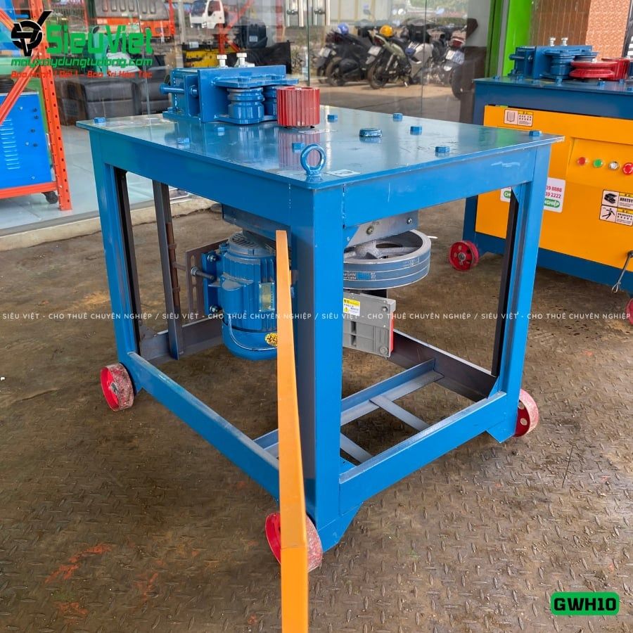 Máy uốn tròn sắt xây dựng phi 6-10 GWH10 - Điện 380V, 3 Pha